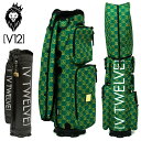 V12 ゴルフ 8.5型 キャディバッグ VT MONOGRAM 8.5 本体+カバーセット V122310-CV03L 65 REEN ヴィ・トゥエルヴ 【新...