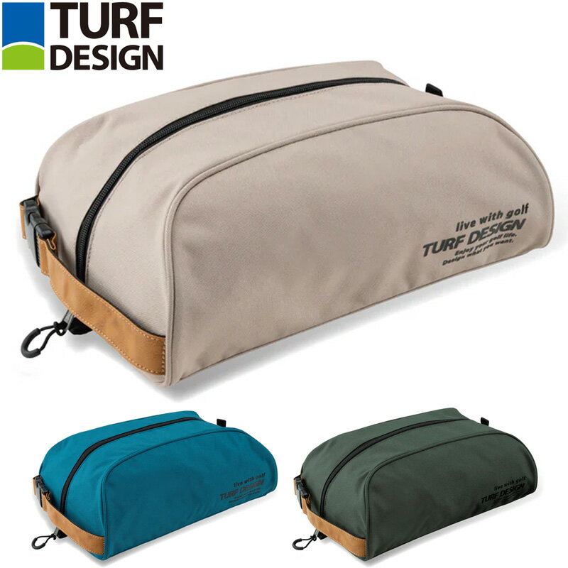 ターフデザイン 2026継続 シューズケース TDSC-BE70 アドベンチャーシリーズ 【新品】25SS TURF DESIGN シューズバッグ ゴルフ用バッ...