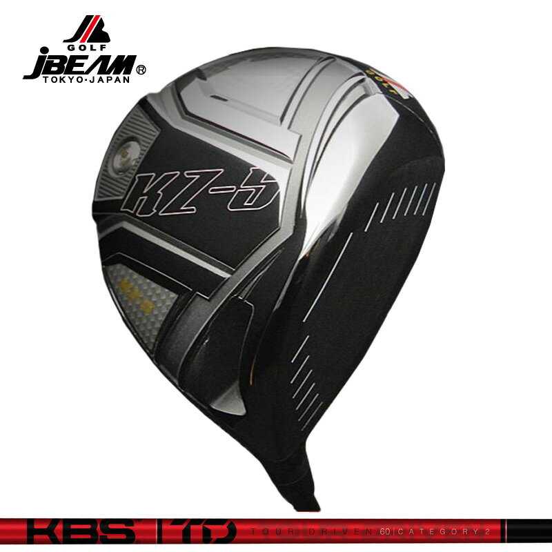 Rakuten - JBEAM KZ-5 ドライバー KBS TD シャフト 装着【カスタム】【新品】 Jビーム GOLF シャフト 地クラブ ケービーエス