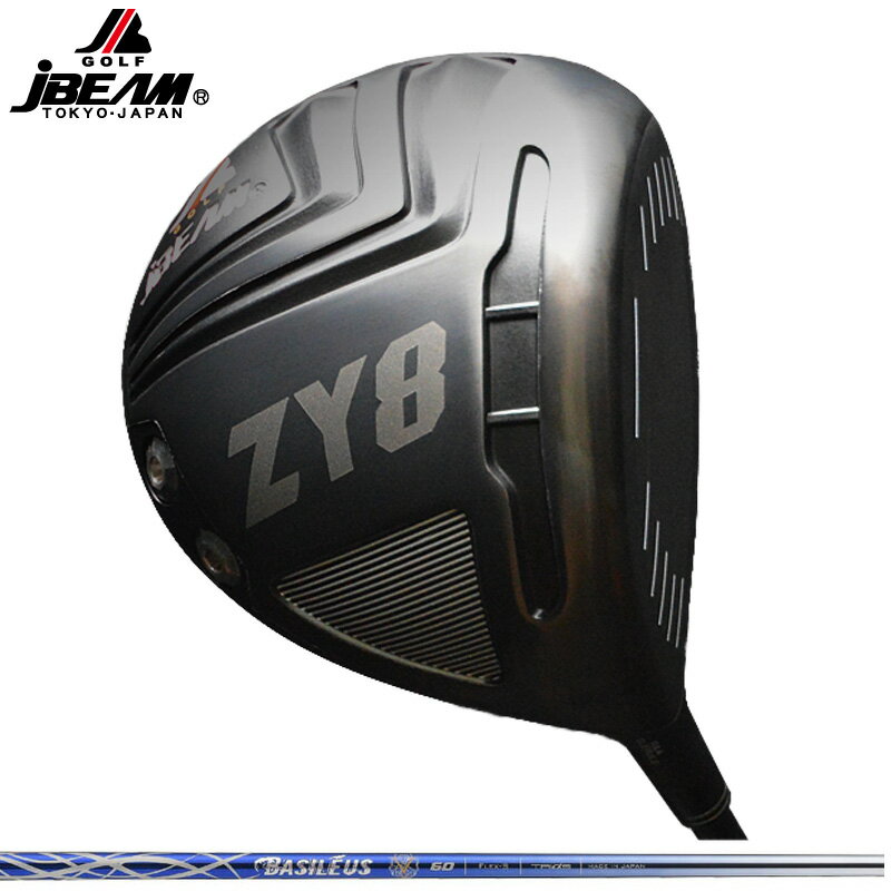 JBEAM ZY-8 ドライバー バシレウス アルファII 装着【カスタム】【新品】 Jビーム GOLF シャフト 地クラブ αII