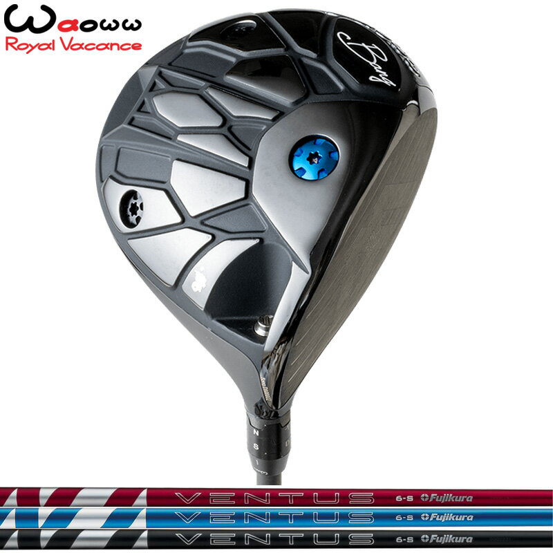 Waoww BANG ドライバー Fujikura 24 VENTUS 装着 BLUE RED BKACK フジクラ ベンタス 【カスタム】【新品】 バン 可変式 Driver ワオ ワオー GOLF シャフト 地クラブ