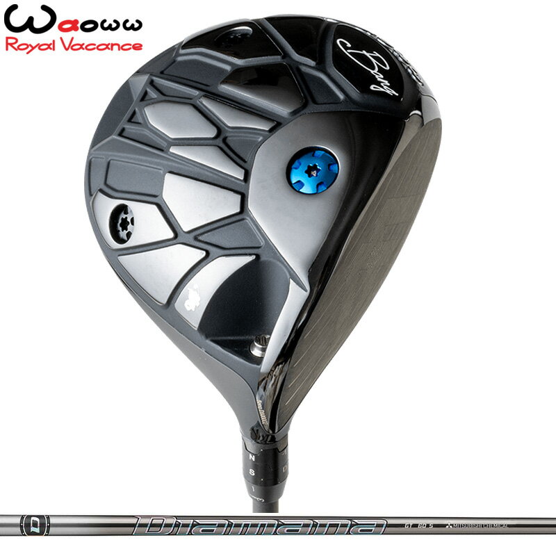 Waoww BANG ドライバー 三菱ケミカル Diamana GT 装着 ディアマナ 【カスタム】【新品】 バン 可変式 Driver ワオ ワオー GOLF シャフト 地クラブ
