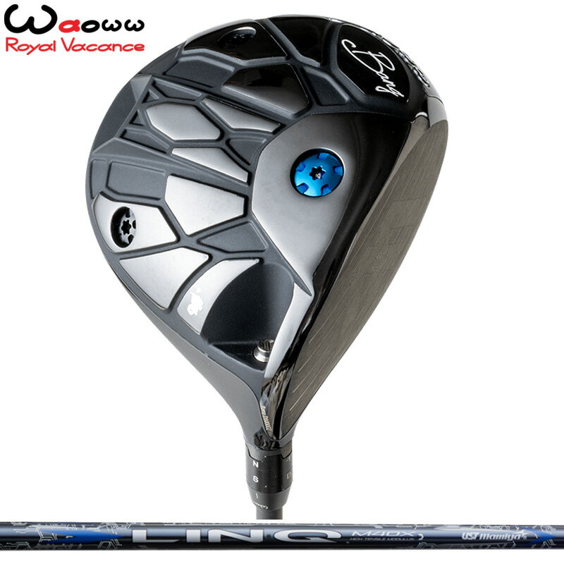 Waoww BANG ドライバー UST Mamiya LIN-Q BLUE EX 装着 リンク ブルー マミヤ 【カスタム】【新品】 バン 可変式 Driver ワオ ワオー GOLF シャフト 地クラブ