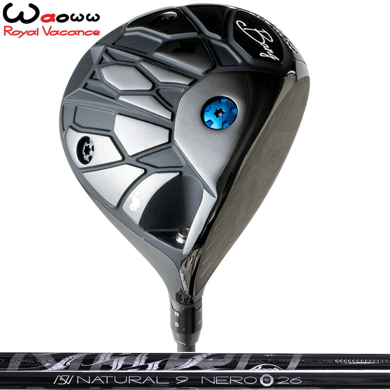 Waoww BANG ドライバー ARCH Natural 9 NERO 装着 アーチ ネロ ナチュラル9 【カスタム】【新品】 バン 可変式 Driver ワオ ワオー GOLF シャフト 地クラブ