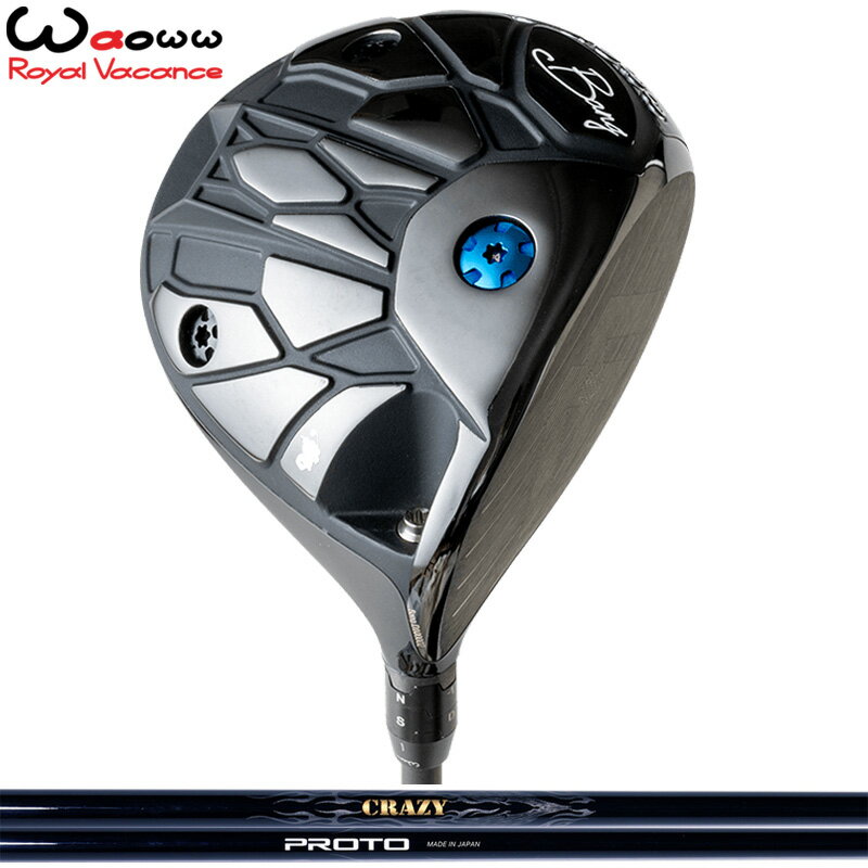 Waoww BANG ドライバー クレイジー PROTO 装着 CRAZY プロト ワンフレックス 【カスタム】【新品】 バン 可変式 Driver ワオ ワオー GOLF シャフト 地クラブ