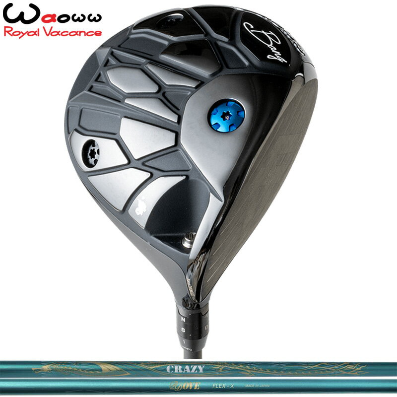 Waoww BANG ドライバー クレイジー Royal Decoration OVE 装着 CRAZY ロイデコ 【カスタム】【新品】 バン 可変式 Driver ワオ ワオー GOLF シャフト 地クラブ