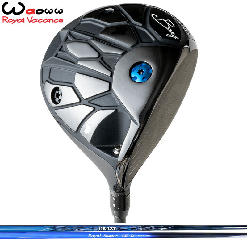 Waoww BANG ドライバー クレイジー ROYAL SHOOTER 装着 CRAZY シューター 【カスタム】【新品】 バン 可変式 Driver ワオ ワオー GOLF シャフト 地クラブ