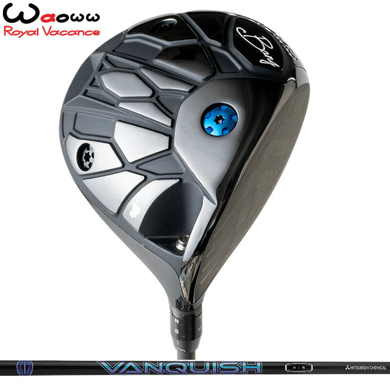 Waoww BANG ドライバー 三菱ケミカル VANQUISH 装着 ヴァンキッシュ 【カスタム】【新品】 バン 可変式 Driver ワオ ワオー GOLF シャフト 地クラブ