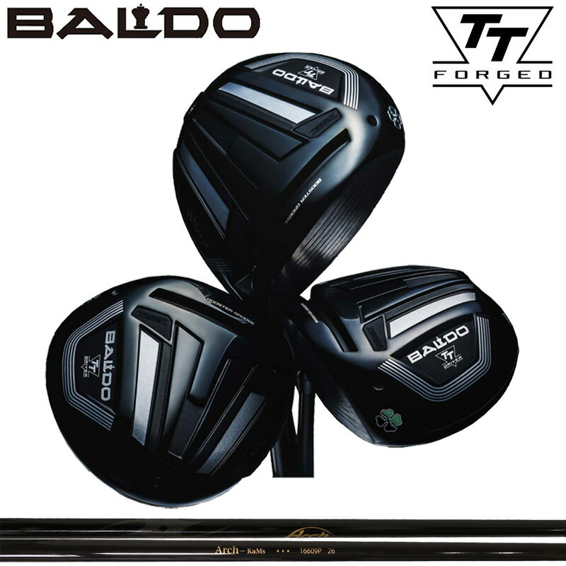 Rakuten - バルド 2024 TT ドライバー 可変式 ARCH 16609P 装着 アーチ KaMs GT1 GT2 GT3 420 460 【カスタム】【新品】 BALDO DRIVER 地クラブ ゴルフ DR 1W