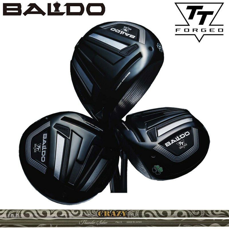 バルド 2024 TT ドライバー 可変式 クレイジー Thunder Saber 装着 CRAZY サンダー サーベル GT1 GT2 GT3 420 460 【カスタム】【新品】 BALDO DRIVER 地クラブ ゴルフ DR 1W