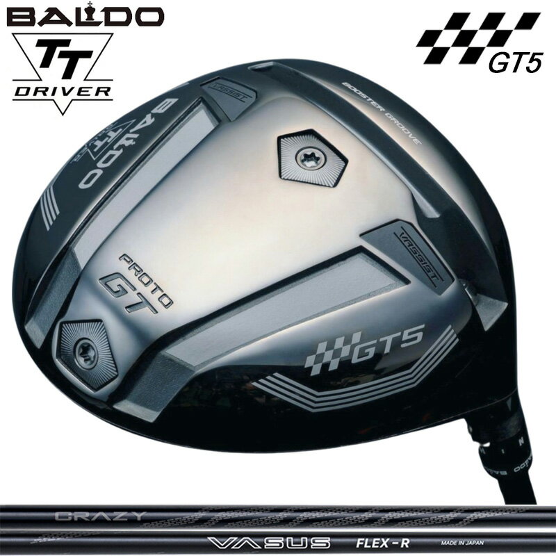 Rakuten - バルド TT ドライバー GT5 DEEP プロト 可変式 クレイジー VASUS 装着 CRAZY ヴァーサス 【カスタム】【新品】 BALDO DRIVER ディープ PROTO 地クラブ ゴルフ