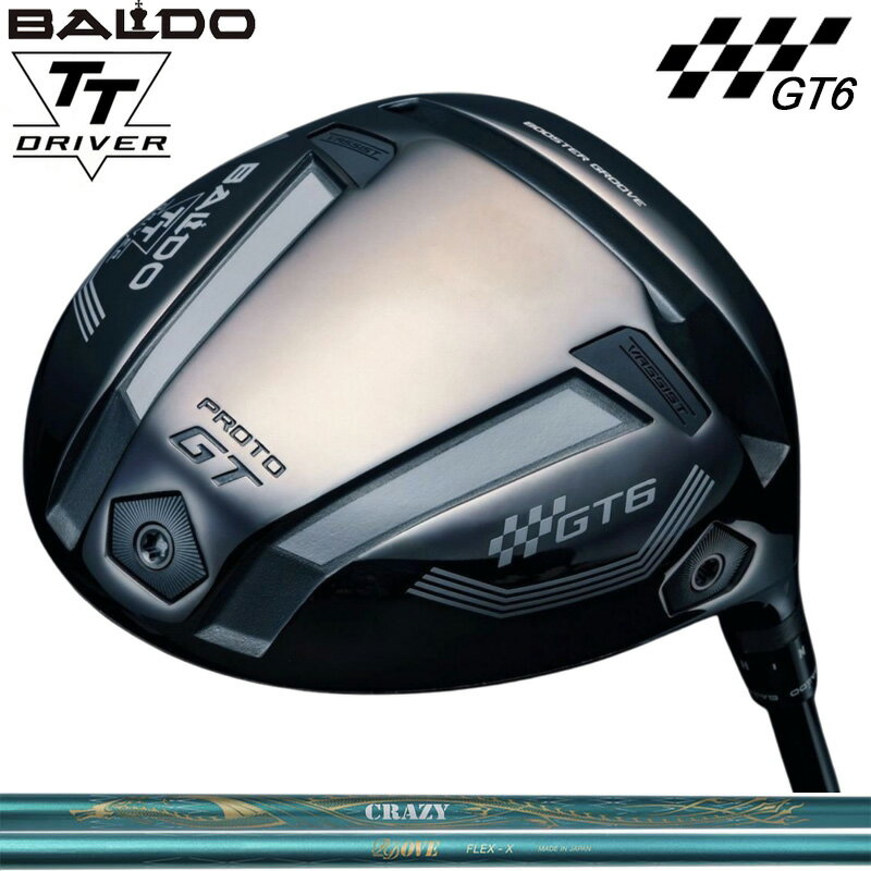 バルド TT ドライバー GT6 SHALLOW プロト 可変式 クレイジー Royal Decoration OVE 装着 CRAZY ロイデコ 【カスタム】【新品】 BALDO DRIVER シャロー PROTO 地クラブ ゴルフ