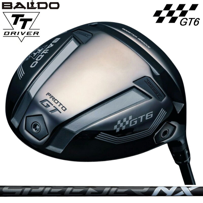 バルド TT ドライバー GT6 SHALLOW プロト 可変式 Fujikura SPEEDER NX BLACK 装着 フジクラ スピーダー ブラック 【カスタム】【新品】 BALDO DRIVER シャロー PROTO 地クラブ ゴルフ