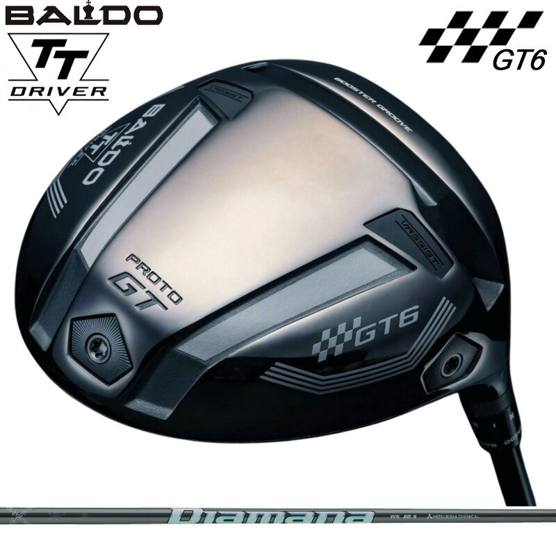 バルド TT ドライバー GT6 SHALLOW プロト 可変式 三菱ケミカル Diamana WS 装着 ディアマナ 【カスタム】【新品】 BALDO DRIVER シャロー PROTO 地クラブ ゴルフ