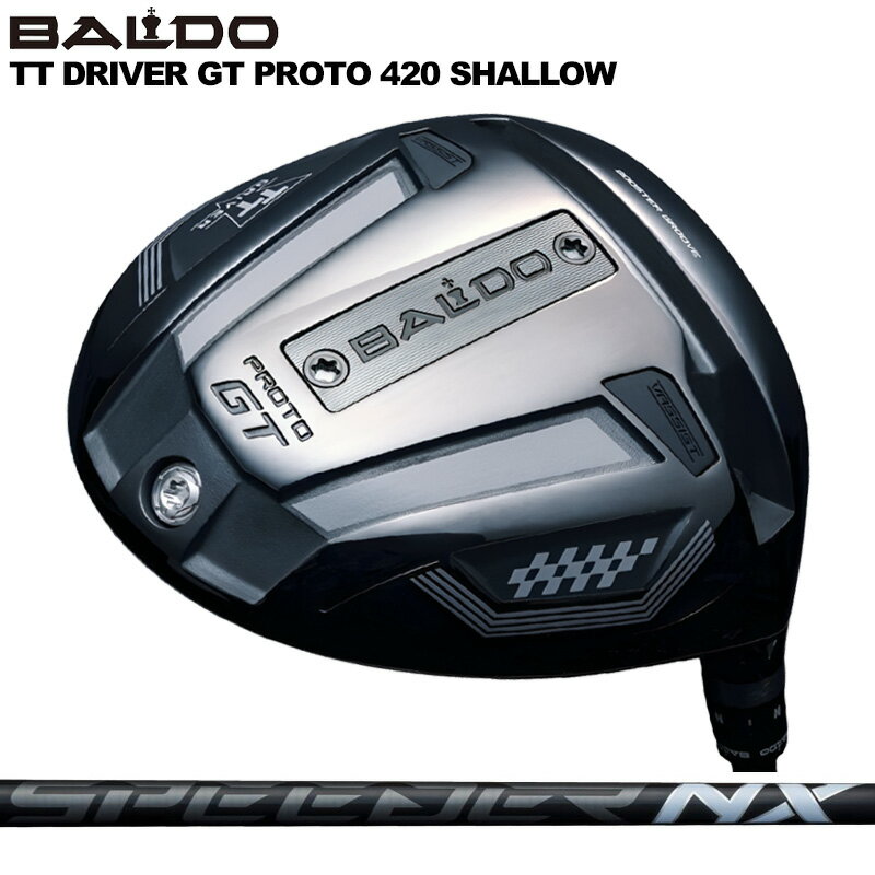 バルド TT ドライバー GT プロト 420 シャロー 可変式 Fujikura SPEEDER NX BLACK 装着 フジクラ スピーダー ブラック 【カスタム】【新品】 BALDO DRIVER PROTO SHALLOW 地クラブ ゴルフ