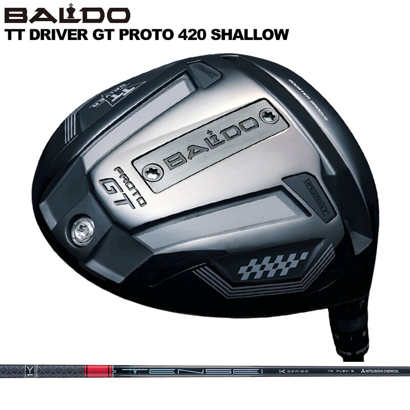 バルド TT ドライバー GT プロト 420 シャロー 可変式 三菱ケミカル TENSEI Pro Red 1K 装着 テンセイ レッド 赤  BALDO DRIVER PROTO SHALLOW 地クラブ ゴルフ
