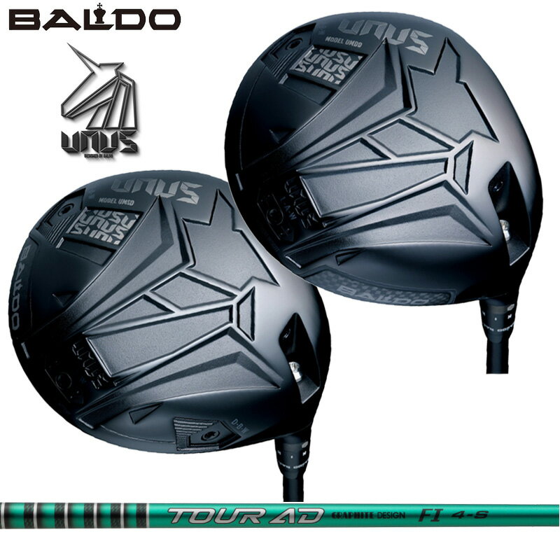 Rakuten - バルド 2026 UNUS ドライバー DD SD 可変式 グラファイトデザイン TourAD FI 装着 ツアーAD 【カスタム】【新品】 BALDO DRIVER ウヌス 地クラブ ゴルフ