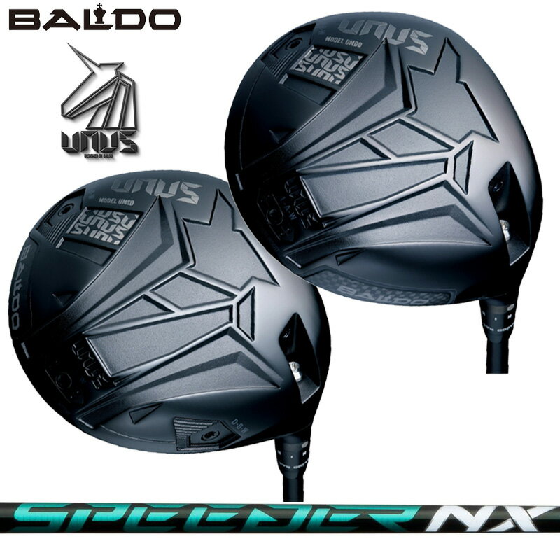 バルド 2026 UNUS ドライバー DD SD 可変式 Fujikura SPEEDER NX GREEN 装着 フジクラ スピーダー グリーン 【カスタム】【新品】 BALDO DRIVER ウヌス 地クラブ ゴルフ