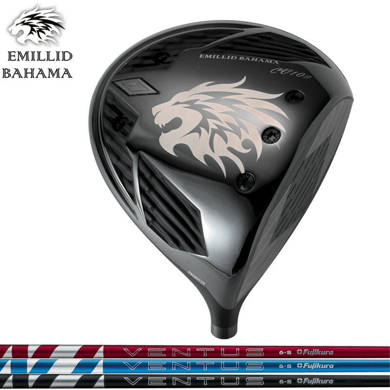 Rakuten - エミリッド バハマ CV10S BLACK ドライバー Fujikura 24 VENTUS 装着 BLUE RED BKACK フジクラ ベンタス 【カスタム】【新品】 EMILLID BAHAMA CV-10 S ブラック シャフト 地クラブ