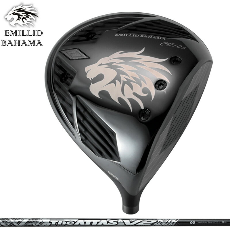 Rakuten - エミリッド バハマ CV10S BLACK ドライバー UST Mamiya The ATTAS V2 装着 ジ アッタス ブイツー マミヤ 【カスタム】【新品】 EMILLID BAHAMA CV-10 S ブラック シャフト 地クラブ