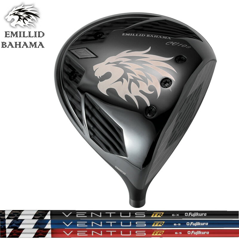 Rakuten - エミリッド バハマ CV10S BLACK ドライバー Fujikura VENTUS TR 装着 フジクラ ベンタス 【カスタム】【新品】 EMILLID BAHAMA CV-10 S ブラック シャフト 地クラブ