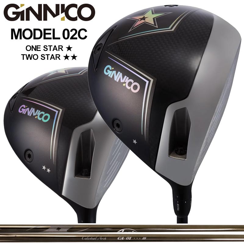 EON SPORTS - GINNICO MODEL02C 可変式 ドライバー ARCH CA-01 装着 アーチ ジニコ モデル02C Driver One Star / Two star 【カスタム】【新品】 ワンスター ツースター 地クラブ