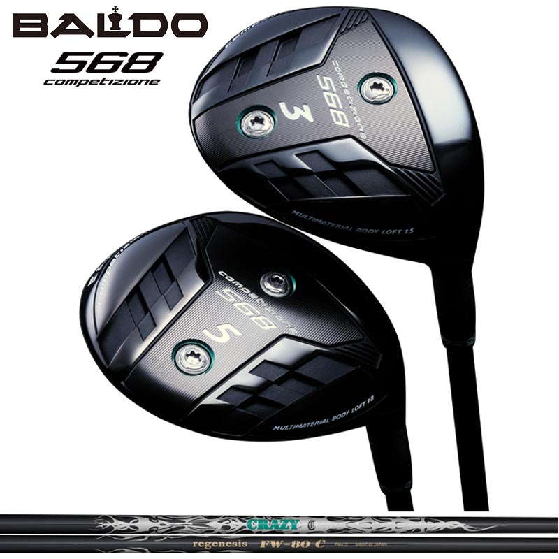 Х COMPETIZIONE 568 եå CRAZY REGENESIS FW-80c  쥤 BALDO ڥ FAIRWAY WOOD ڥۡڿʡ ϥ