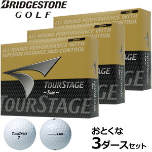 ブリヂストン Bridgestone ツアーステージ S100 ゴルフボール 3ダース(36個)パック 【新品】 Tour Stage %off