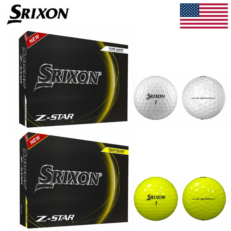 ꥯ NEW Z-STAR եܡ 1(12) ۥ磻/USǥۡڿʡ SRIXON Z STAR ˥塼 åȥ å DUNLOP