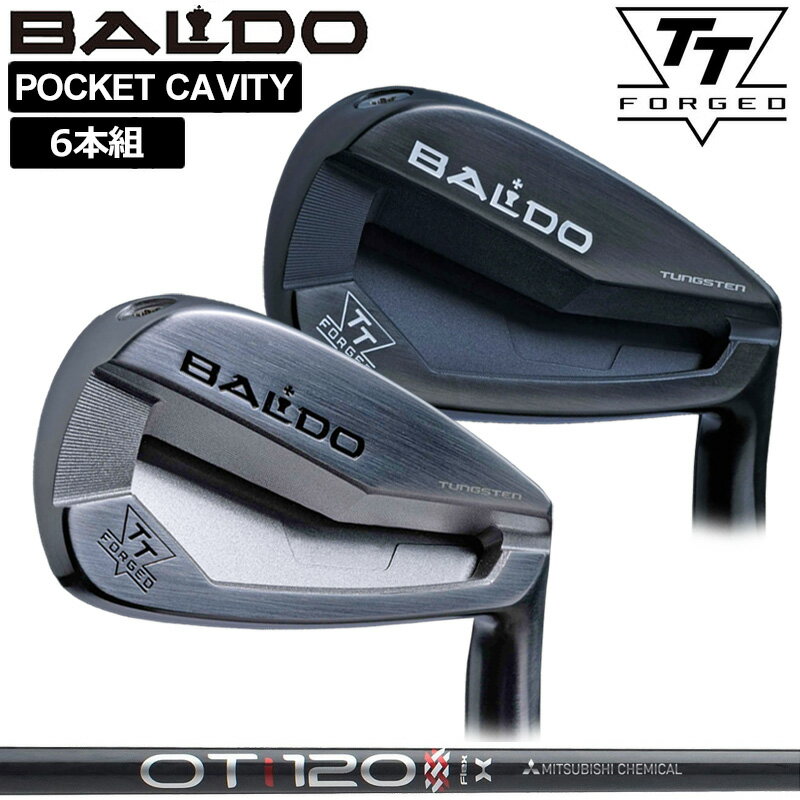 Rakuten - バルド 2024 TT FORGED PC アイアン 6本組(＃5-P) 三菱ケミカル OT TOUR IRON 装着 ツアー 【カスタム】【新品】 BALDO フォージド ポケットキャビティ アイアンセット ゴルフ クラブ TOUR SATIN BLACK TTアイアン