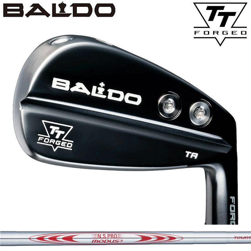 Rakuten - バルド TT FORGED ツアー エアー アイアン ブラック 6本組 日本シャフト N.S.PRO MODUS TOUR 105/115/120/130 装着 NS スチール 【カスタム】【新品】 BALDO フォージド TA AIR アイアンセット ゴルフ クラブ