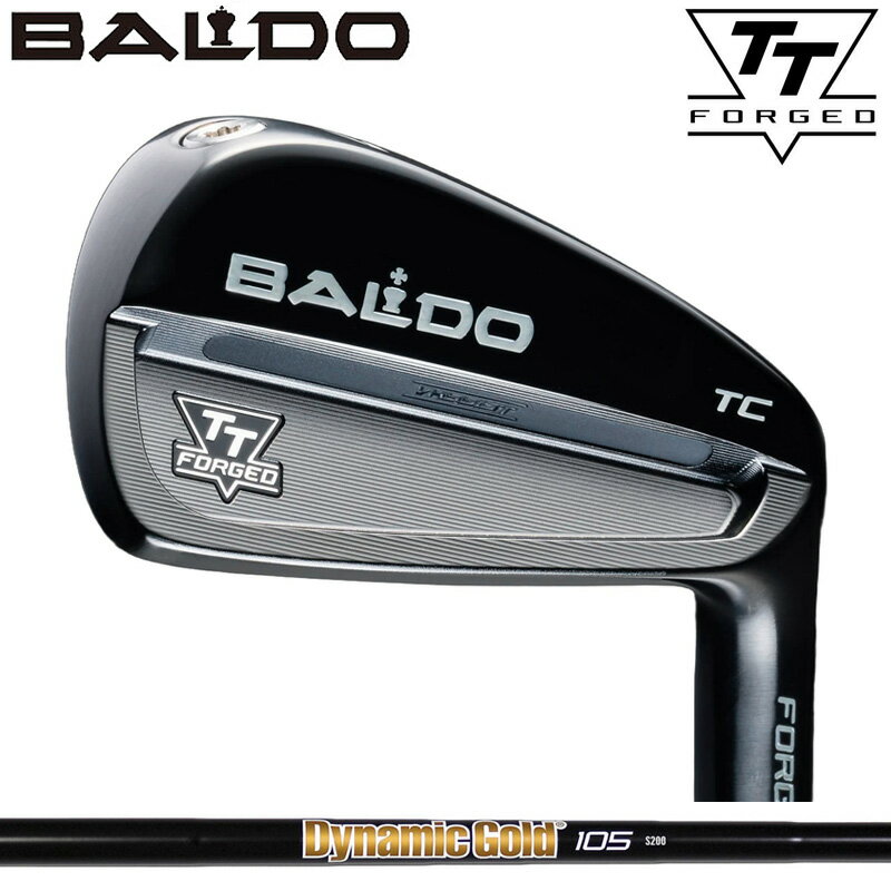 バルド 2025 TT FORGED ツアー キャビティ アイアン ブラック 6本組 トゥルーテンパー ダイナミックゴールド 105 ONYX BLACK 装着 オニキス 【カスタム】【新品】 BALDO フォージド TC アイアンセット ゴルフ クラブ