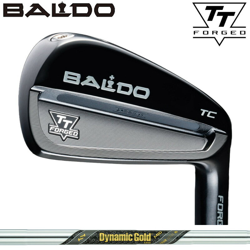Rakuten - バルド TT FORGED ツアー キャビティ アイアン ブラック 6本組 ダイナミックゴールド MID 95 TOUR ISSUE 装着 ミッド 【カスタム】【新品】 BALDO フォージド TC アイアンセット ゴルフ クラブ