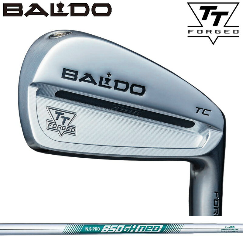 Rakuten - バルド TT FORGED ツアー キャビティ アイアン サテン 6本組 日本シャフト N.S.PRO 850GH NEO 装着 NS ネオ スチール 【カスタム】【新品】 BALDO フォージド TC アイアンセット ゴルフ クラブ