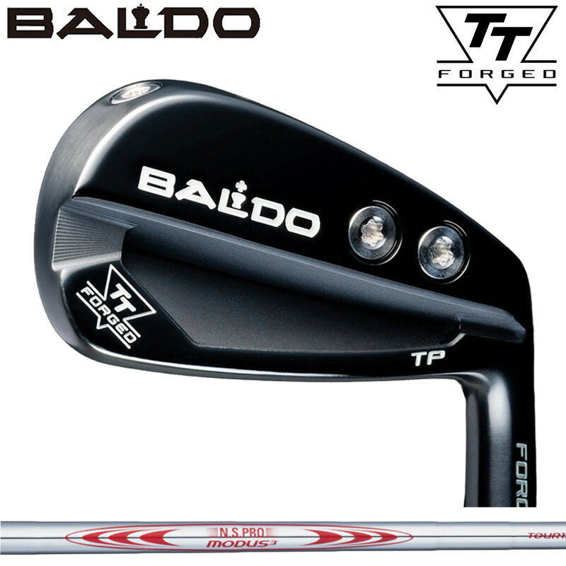 Rakuten - バルド TT FORGED ツアー ポケット アイアン ブラック 6本組 日本シャフト N.S.PRO MODUS TOUR 105/115/120/130 装着 NS スチール 【カスタム】【新品】 BALDO フォージド TP アイアンセット ゴルフ クラブ