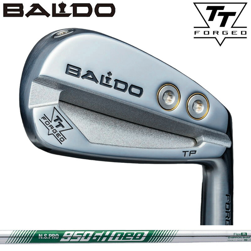 検索用： NSプロ ネオ 緑 グリーン NSプロ NS950 950ネオ ｜ 日本シャフト NIPPON SHAFT エヌ エス NSプロ NSPRO N.Sプロ N.Sプロ ｜ 5-P 6-G 6本セット 6本 SET 6I ティティ ティーティー POCKET IRON CAVITY バルドアイアン ポケキャビ アイアン キャビティアイアン キャビティーアイアン フォージド TP アイアンセット ゴルフ クラブ ゴルフクラブ ゴルフセット クラブセット ゴルフクラブセット ツアーサテン サテン仕上げ シルバー 銀 S20C 軟鉄 精密 鍛造 ニッケル クロムモリブデン鋼 特殊熱処理鍛造 地クラブ IR 工房 ゴルフワークスツアーで戦うアイアン登場 全て新しい形状と構造、アメリカ本ツアーでのフィードバックでこれまで培ってきた経験と知識が凝縮したツアーモデルシリーズがラインナップされました。 ツアーポケット「TP」は、ポケットキャビティー構造により極小なオフセンターが実現され、フェース表面と密着する部分が広いため、常に安定感のあるパフォーマンスが得られます。 最新の技術とクラフトマンシップを取り入れ、様々なライであらゆる抜群の抜けの良さをもたらしてくれます。 ポケットキャビティー構造のツアーモデル BALDO TT FORGED TP IRONは、高い反発性能を持ったモデル。 ニッケルクロムモリブデン鋼のフェースに特殊熱処理が加えられることで、飛距離アイアンでありながらソフトな打感を持ち合わせています。 ボディー内部にはタングステンウェイトが配置され、低心重仕様で高弾道のショットが実現されます。 ■装着グリップ メーカー純正グリップ、当店お任せ(ゴルフプライド/ラムキンのグリップ)、またはお好みのグリップ(種類を備考欄よりお知らせください) ゴルフプライド/ラムキン以外のお好みのグリップをご希望の場合は追加料金が発生する場合があります ■付属品 メーカー純正ソケット 特記事項 ※記載しているスペックは設計スペックです。お届けする製品とは多少の誤差が生じる場合がありますのでご了承下さい。