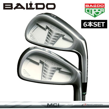 バルド コルサ DC アイアンセット 6本組(#5-PW) Fujikura MCI 50/60/70/80 装着 CORSA FORGED IRON 【カスタム】【新品】 BALDO カーボン シャフト フォージド フジクラ 地クラブ