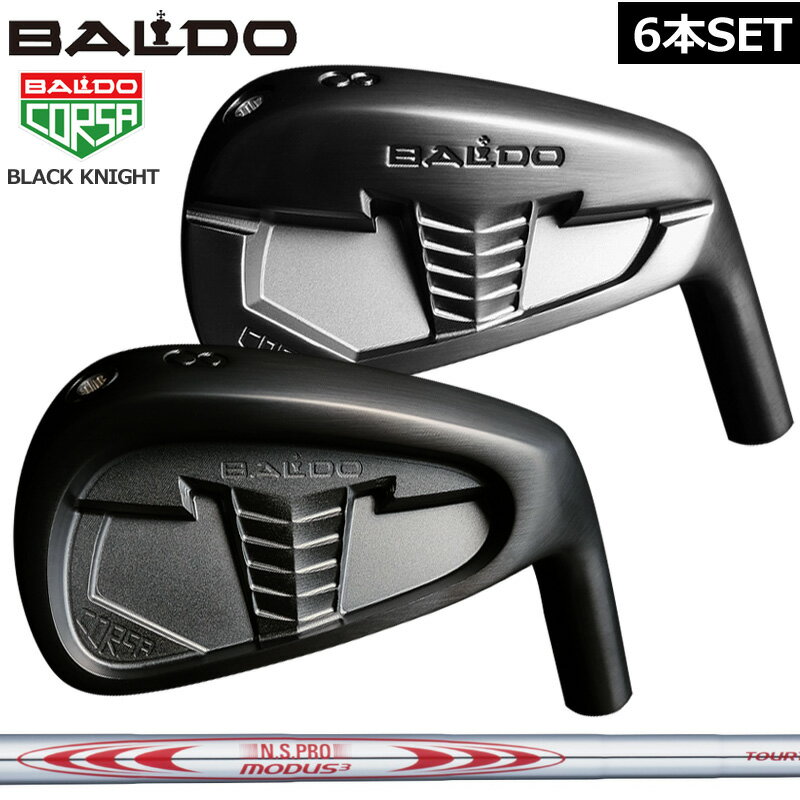 Х 륵 ֥åʥ MC DC 󥻥å 6(#5-PW) N.S.PRO MODUS TOUR 105/120/130  ڥۡڿʡ BALDO CORSA FORGED IRON BLACK KNIGHT  ե ե NS ⡼ ϥ