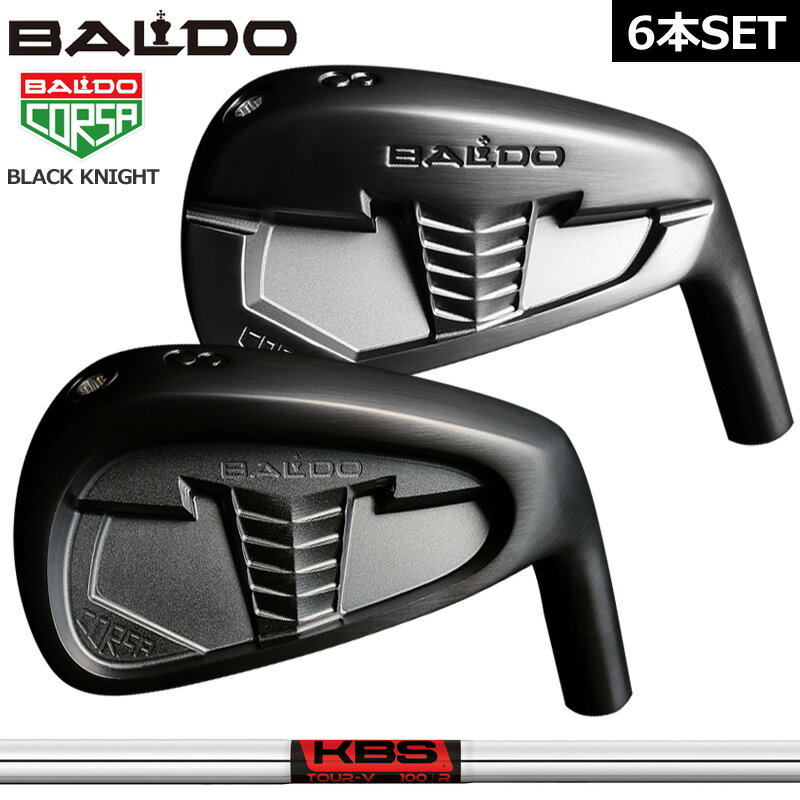 Х 륵 ֥åʥ MC DC 󥻥å 6(#5-PW) KBS TOUR-V  ڥۡڿʡ BALDO CORSA FORGED IRON BLACK KNIGHT  ե ե ϥ
