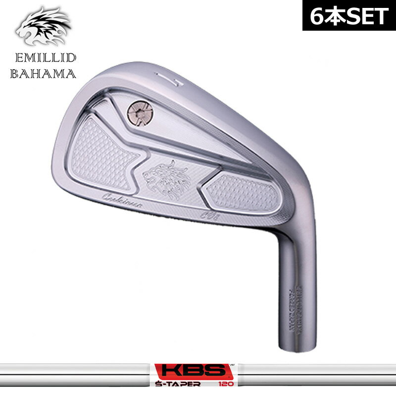 樂天商城 - エミリッド バハマ CV8 アイアンセット 6本組(#5-PW) KBS S-TAPER Chrome 装着 ツアー スチール EMILLID BAHAMA 【カスタム】【新品】 カールヴィンソン 軟鉄 シャフト 地クラブ