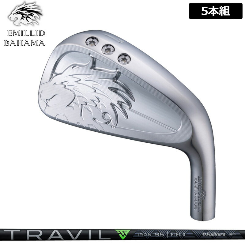 Rakuten - エミリッド バハマ CV10 アイアン 5本組(#6-P) フジクラ TRAVIL IRON 装着 トラビル シャフト 【カスタム】【新品】 EMILLID BAHAMA 中空 セット