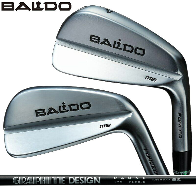樂天商城 - バルド フォージド マッスルバック アイアン MB 6本組(5-PW) グラファイトデザイン RAUNEIRON i60/i75/i90 装着 ラウネ カーボン 【カスタム】【新品】 BALDO FORGED アイアンセット ゴルフクラブ
