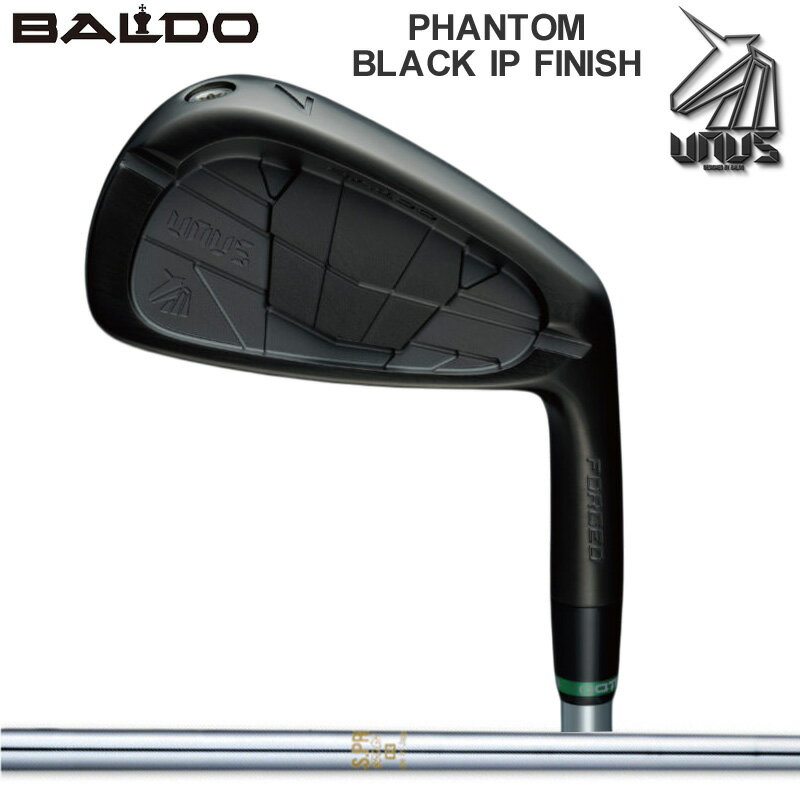 Rakuten - バルド 2026 UNUS ウヌス フォージドアイアン MCB ブラック 6本組 日本シャフト N.S.PRO 850GH 装着 NS スチール 【カスタム】 BALDO アイアンセット ゴルフ クラブ