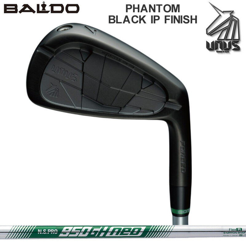 樂天商城 - バルド 2026 UNUS ウヌス フォージドアイアン MCB ブラック 6本組 日本シャフト N.S.PRO 950GH NEO 装着 NS ネオ スチール 【カスタム】 BALDO アイアンセット ゴルフ クラブ