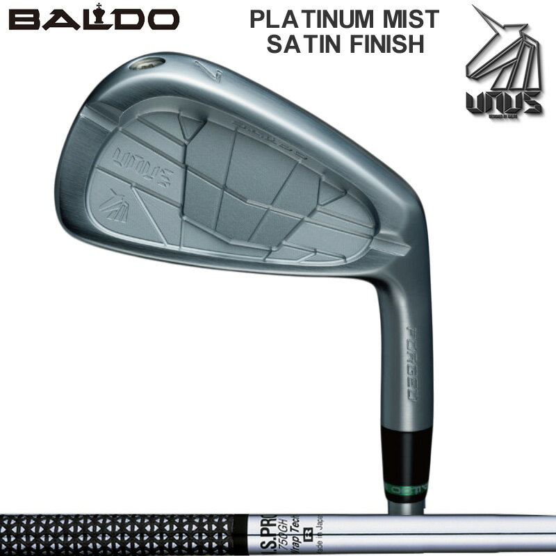 樂天商城 - バルド 2026 UNUS ウヌス フォージドアイアン MCB サテン 6本組 日本シャフト N.S.PRO 750GH 装着 NS スチール 【カスタム】 BALDO アイアンセット ゴルフ クラブ