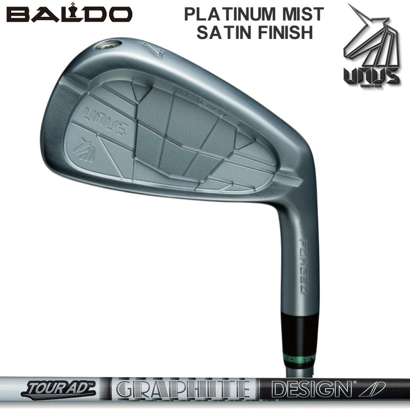 樂天商城 - バルド 2026 UNUS ウヌス フォージドアイアン MCB サテン 6本組 グラファイトデザイン TourAD AD-105/115 装着 カーボン 【カスタム】 BALDO アイアンセット ゴルフ クラブ