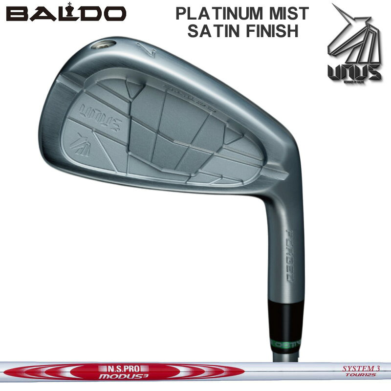 樂天商城 - バルド 2026 UNUS ウヌス フォージドアイアン MCB サテン 6本組 日本シャフト N.S.PRO MODUS3 SYSTEM3 TOUR 125 装着 NS スチール 【カスタム】 BALDO アイアンセット ゴルフ クラブ