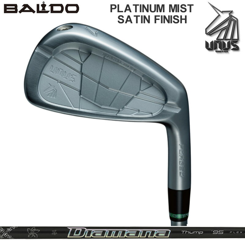 Rakuten - バルド 2026 UNUS ウヌス フォージドアイアン MCB サテン 6本組 三菱ケミカル Diamana Thump Iron 装着 ディアマナ サンプ カーボン 【カスタム】 BALDO アイアンセット ゴルフ クラブ