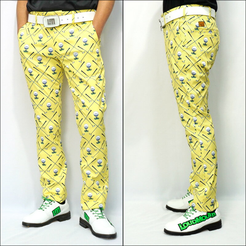 【日本規格】ラウドマウス メンズ ロングパンツ ストレッチ UVカット Clubhouse クラブハウス 760304(253) 【新品】20SS Loudmouth ゴルフウェア ゴルフパンツ ボトムス 派手 派手な 柄 目立つ 個性的