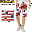 ラウドマウス メンズ ショートパンツ ストレッチ Independence Flag インディペンデンスフラッグ 763302(349) 【日本規格】【メール便...